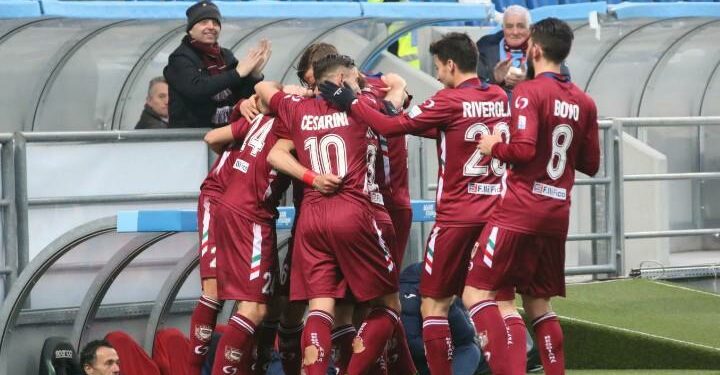 Cesarini_Bovo_Riverola_Reggiana_gol_lapresse_2018