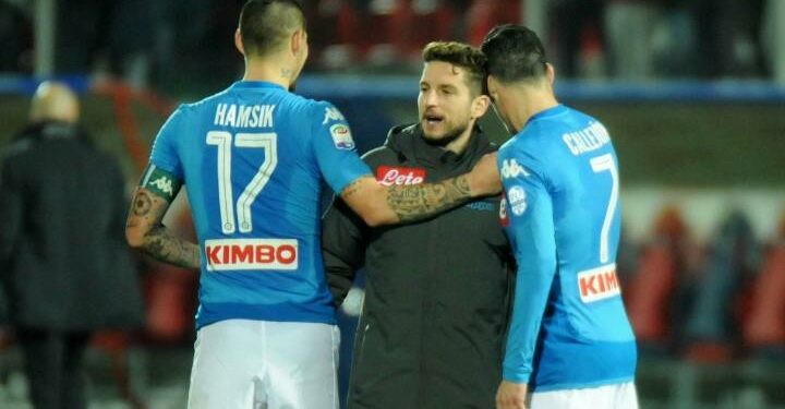 Hamsik_Mertens_Callejon_Napoli_Crotone_lapresse_2018