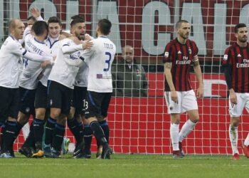 Milan_Atalanta_esultanza_Cristante_lapresse-2017