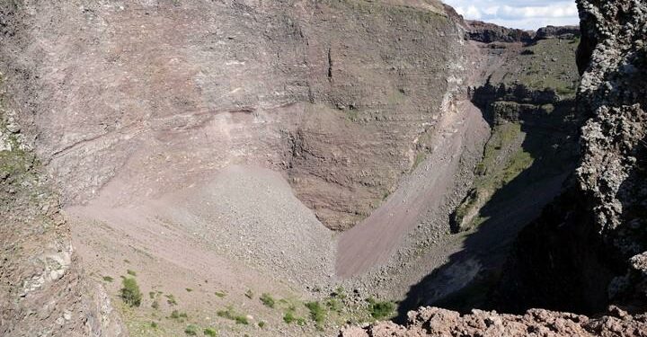 Festeggiamenti scudetto Napoli cratere Vesuvio