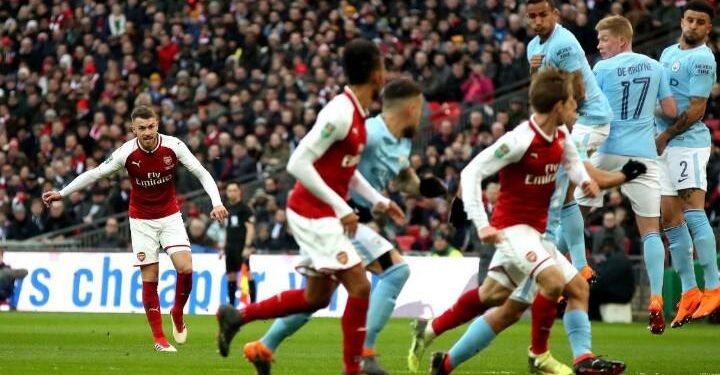 Arsenal_Manchester_City_punizione_lapresse_2018