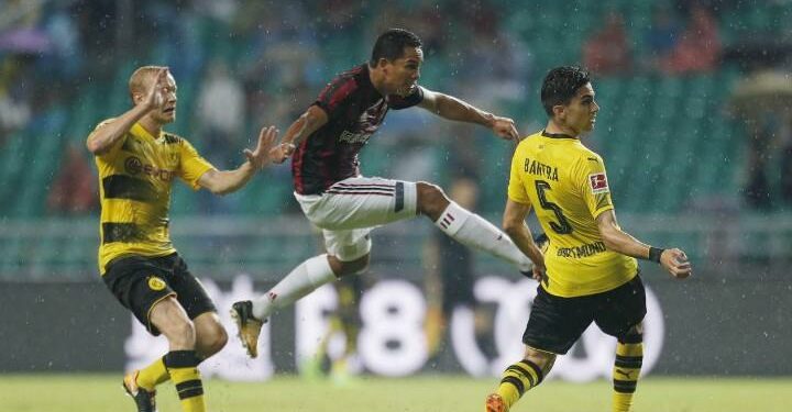 Bacca_Milan_Dortmund_amichevole_lapresse_2017