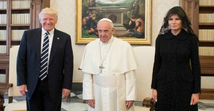 Donald_Trump_Melania_Papa_Francesco_LaPresse_2017