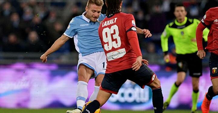 Immobile_Laxalt_Lazio_Genoa_lapresse_2017