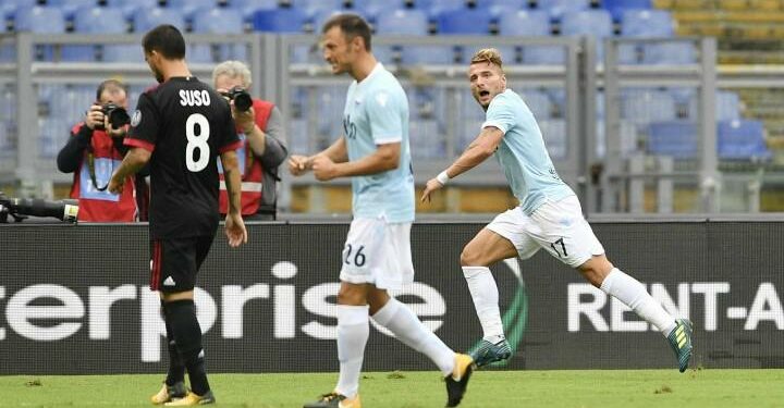 Immobile_esultanza_Lazio_Milan_lapresse_2017