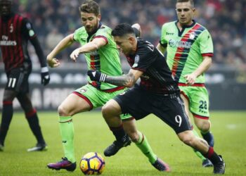 Lapadula_Milan_Crotone_lapresse_2017