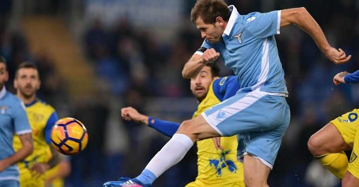 Lulic_tiro_Lazio_Chievo_lapresse_2017