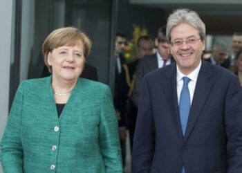 Merkel_Gentiloni_Lapresse