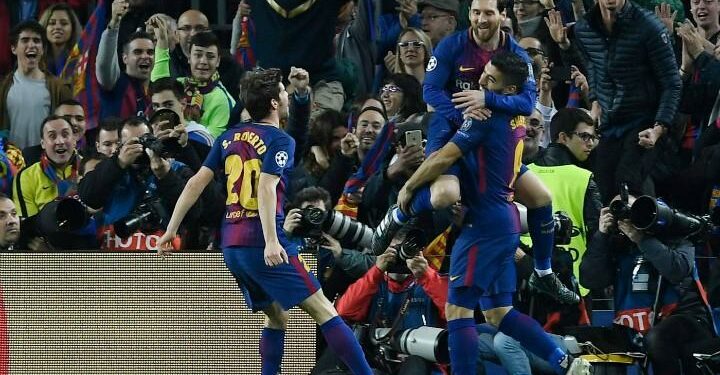 Messi_Suarez_gol_100_Barcellona_lapresse_2018