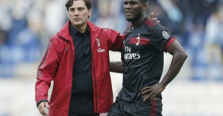 Montella_Kessie_Milan_lapresse_2017