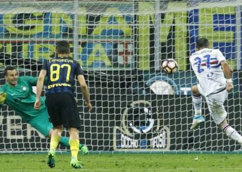 Quagliarella_Candreva-Handanovic_Inter_Sampdoria_lapresse_2017