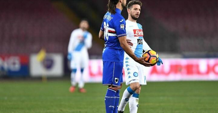 Silvestre_Mertens_Sampdoria_Napoli_lapresse_2017