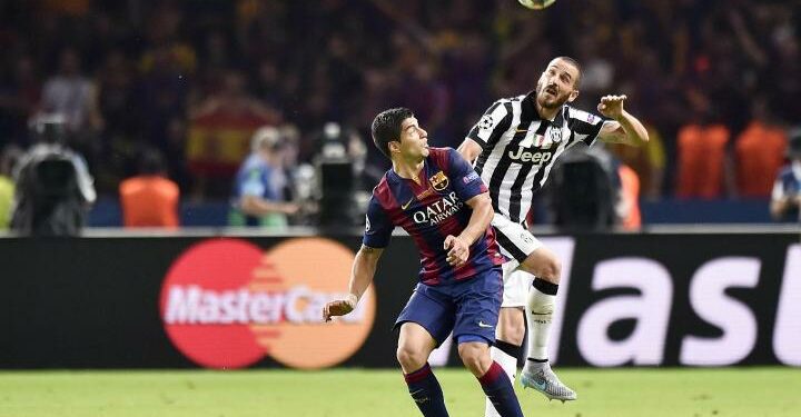 Suarez_Bonucci_2_Juventus_Barcellona_lapresse_2017