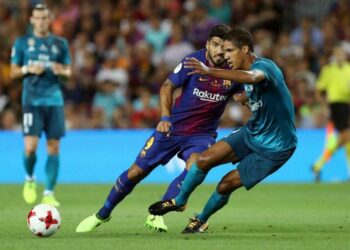 Suarez_Varane_Barcellona_Real_lapresse_2017