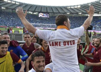 Totti_GameOver_Roma_lapresse_2017