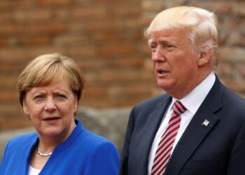 Trump_Merkel_g7_Lapresse