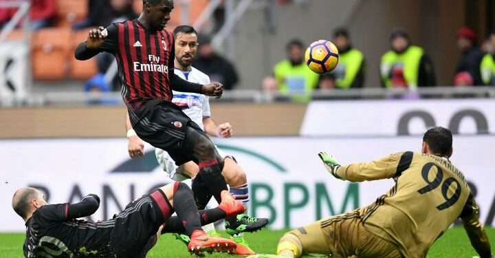 Zapata_Donnarumma_Sampdoria_Milan_lapresse_2017