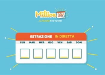 Million Day, estrazione di oggi