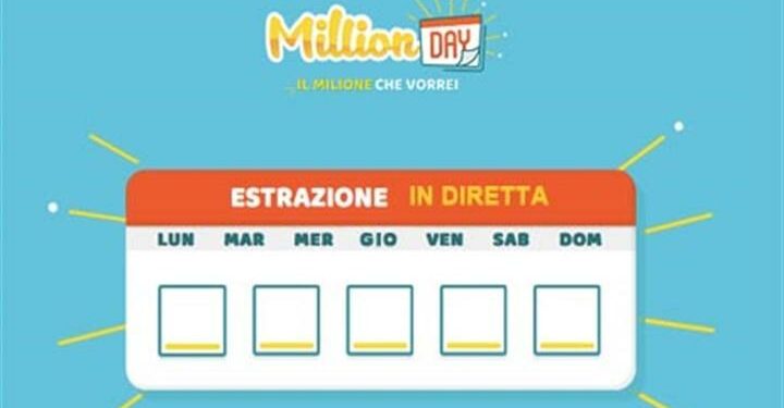 Million Day, estrazione di oggi