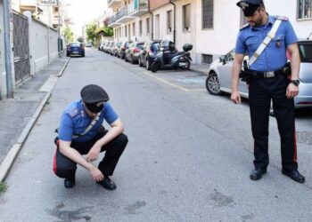 neonato_torino_sangue_carabinieri_strada_lapresse_2017