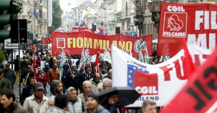 sindacati_manifestazione_1maggio_milano_lapresse_2017