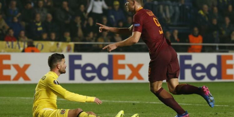 DzekoVillarrealRoma