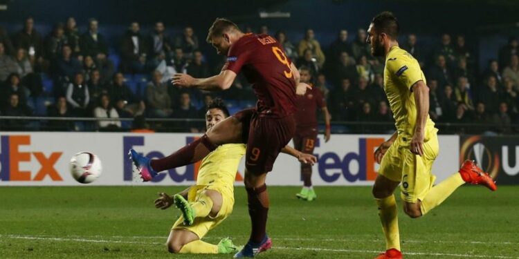 Dzeko_RomaVillarreal