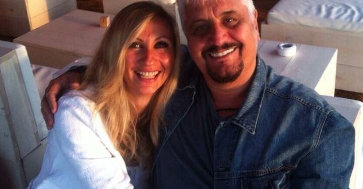 Amanda Bonini insieme a Pino Daniele