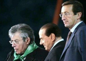 BerlusconiBossiFiniManifestazione_R375