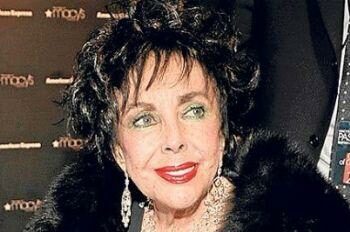 L'attrice Elizabeth Taylor