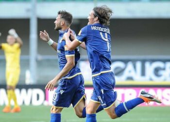 Almici_Henderson_Verona_gol_lapresse_2018