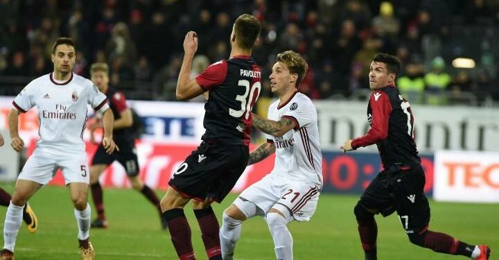 Pavoletti_Biglia_Bonaventura_Cagliari_Milan_lapresse_2018