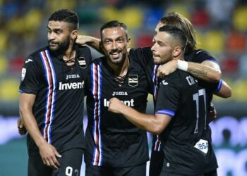 Quagliarella_Defrel_Caprari_Barreto_Sampdoria_lapresse_2018