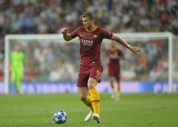 Dzeko_Roma_surplace_Champions_lapresse_2018