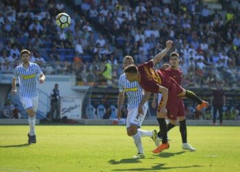 ElShaarawy_Roma_Spal_testa_lapresse_2018