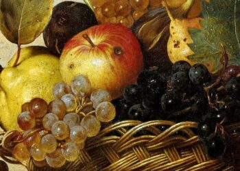 Caravaggio, Canestra di frutta, particolare (1594-98)