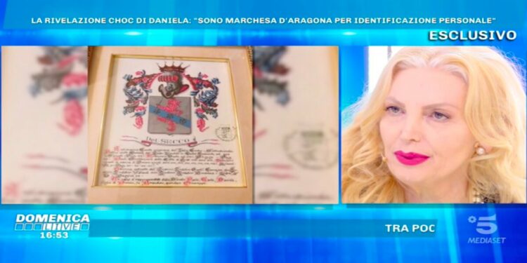 Lo stemma di Daniela Del Secco Marchesa d'Aragona