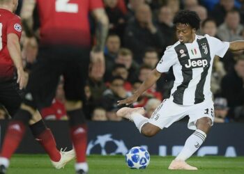 Cuadrado in Manchester United-Juventus - Foto LaPresse