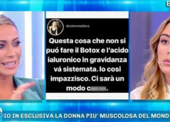 Desirèe Maldera e Karina Cascella, scontro a Domenica Live