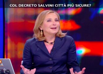 Barbara Palombelli a Stasera Italia