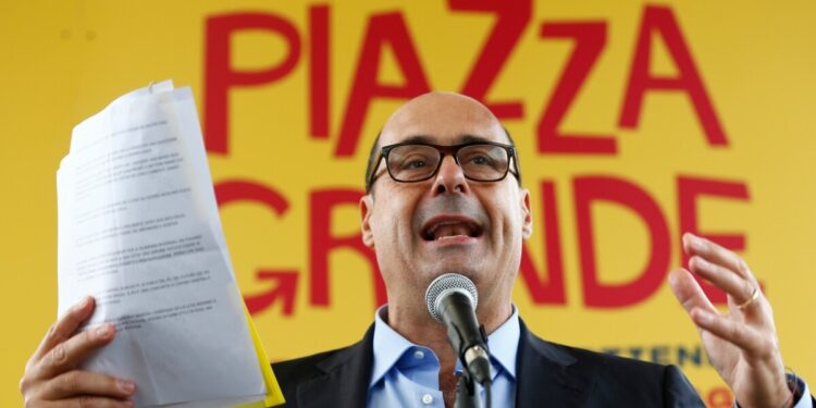 Nicola Zingaretti a Piazza Grande