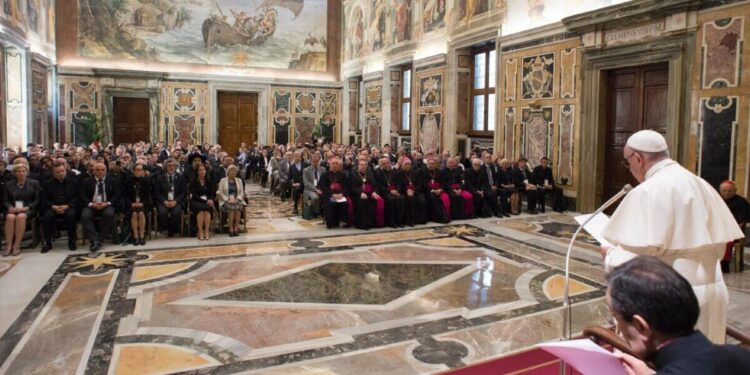 Papa Francesco in udienza