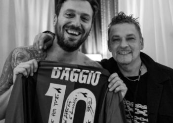 Cesare Cremonini, la dedica di Roberto Baggio