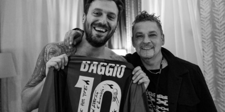 Cesare Cremonini, la dedica di Roberto Baggio