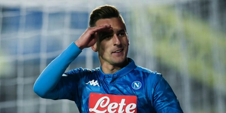 Video Napoli Genk  (Foto LaPresse)