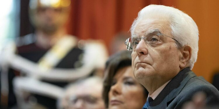 Il presidente della Repubblica, Sergio Mattarella (LaPresse)