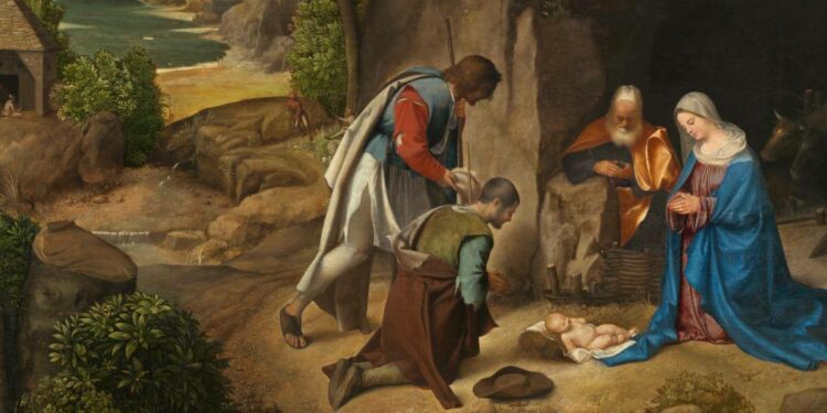 Giorgione "Adorazione dei pastori"