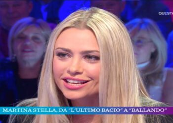 Martina Stella a La vita in diretta