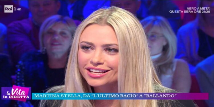 Martina Stella a La vita in diretta