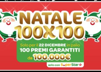 Natale 100x100 Superenalotto SuperStar